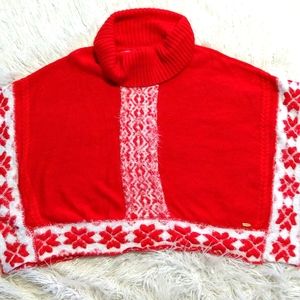 Black Rivet Snow Flock/Poncho